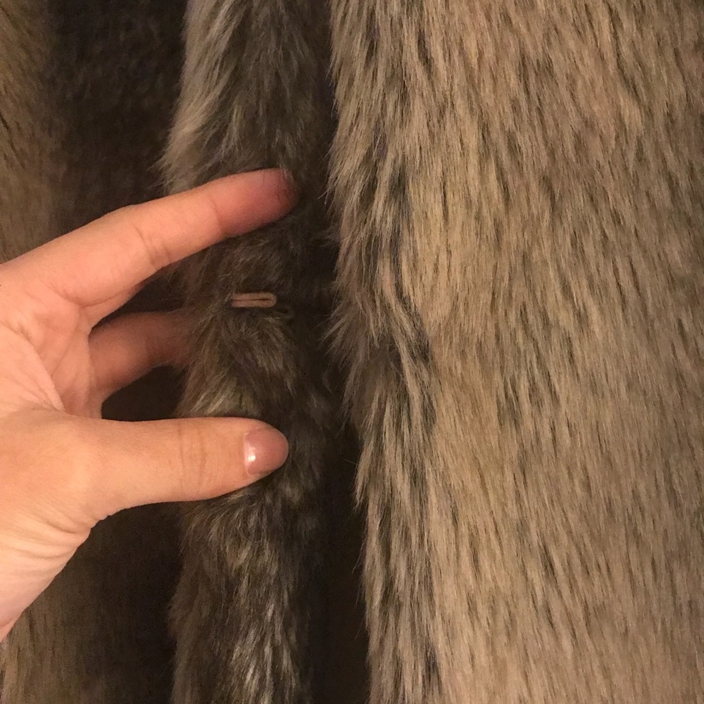 Faux fur vest